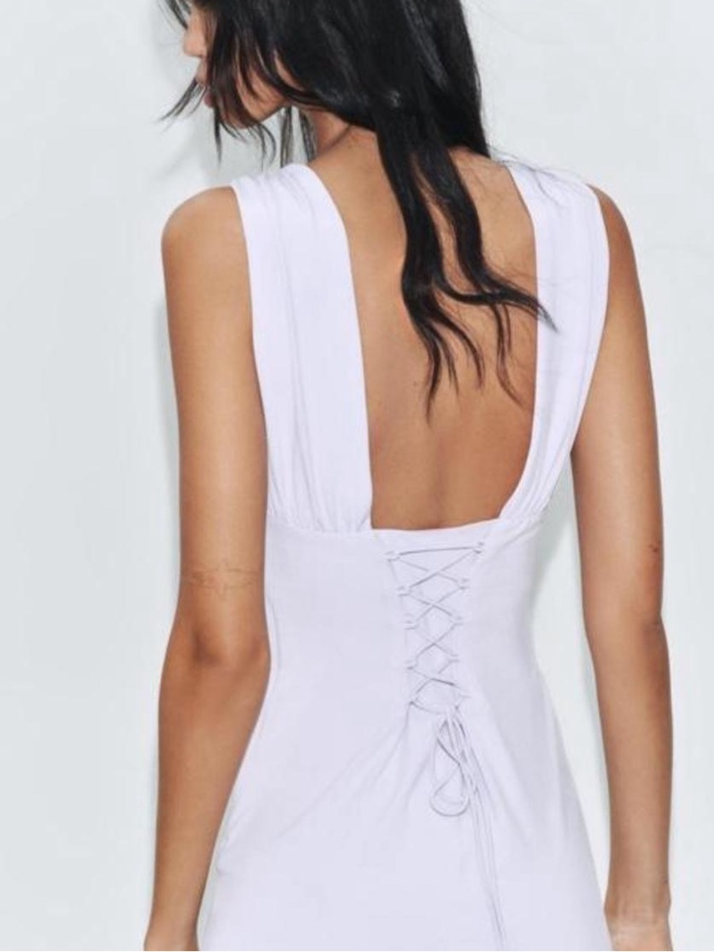 Zara Lavender Deep V Maxi Dress - Picture 5 of 6